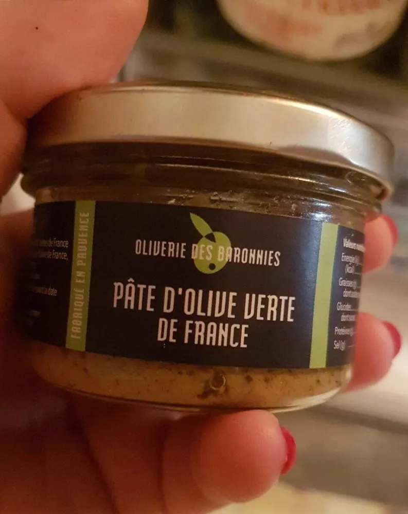 Pâte d'olive verte de france