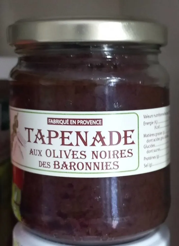 Tapenade aux olives noires des Baronnied
