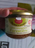 Terrine campagnarde forestière