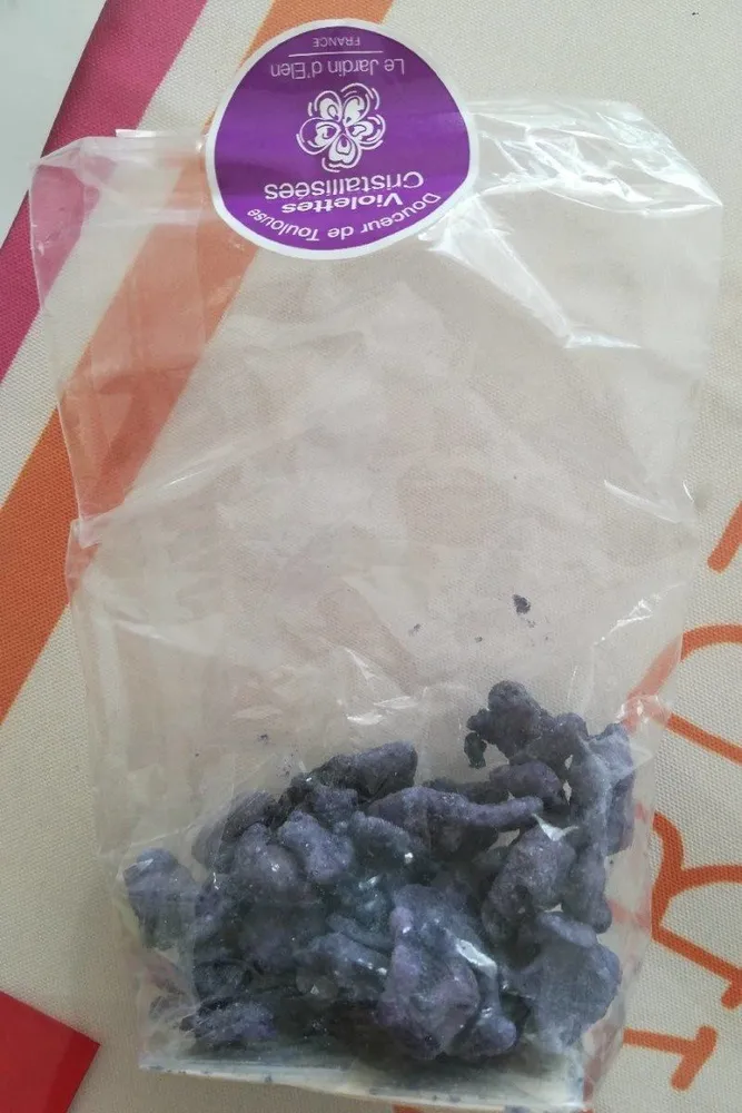 violettes cristallisées
