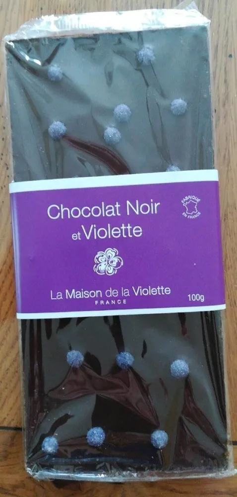 Chocolat noir et violette