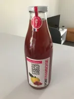 Jus de pomme framboise
