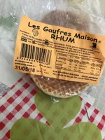 Les gaufres maison Rhum