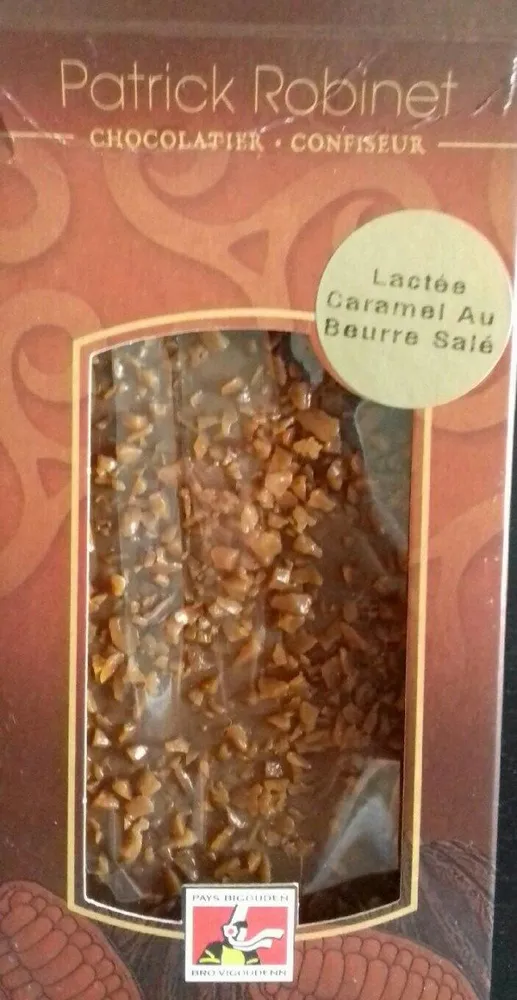 Chocolat lactée caramel au beurre salé