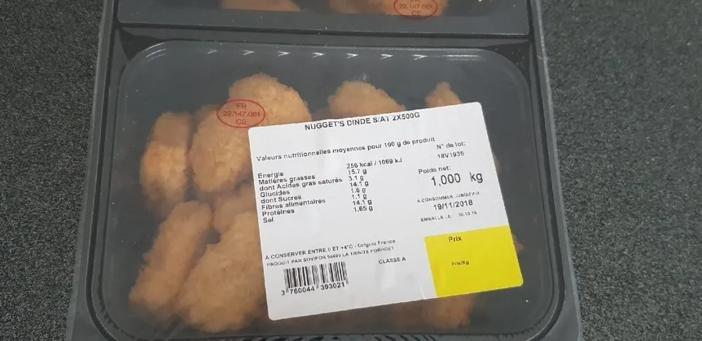 Nuggets dinde