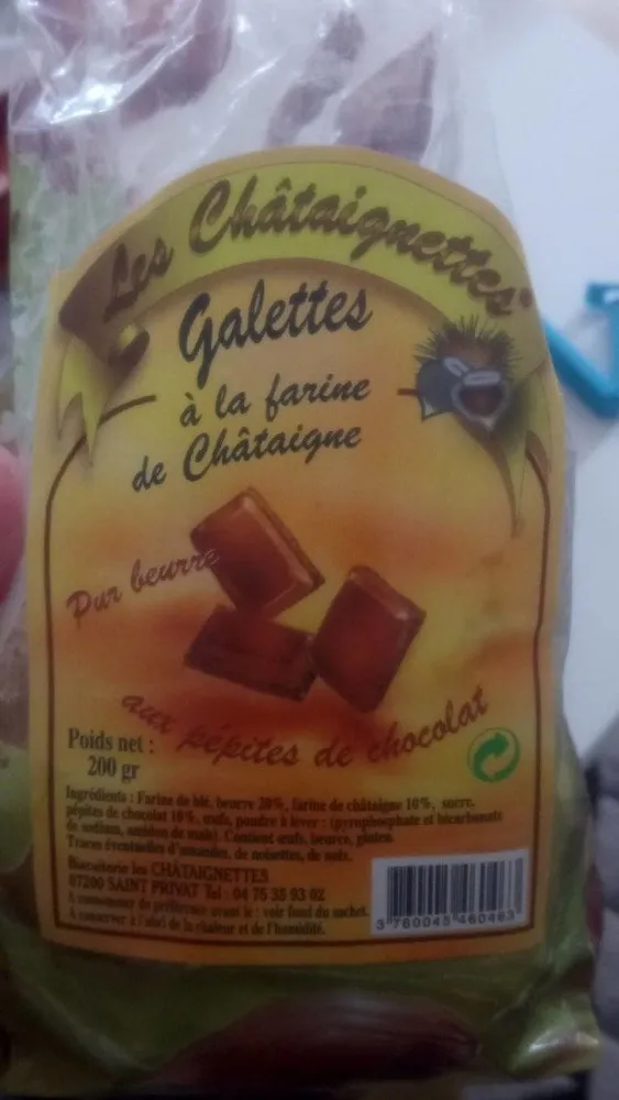 Galettes à la farine de châtaigne
