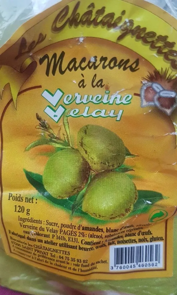 Macaron à la verveine Velay
