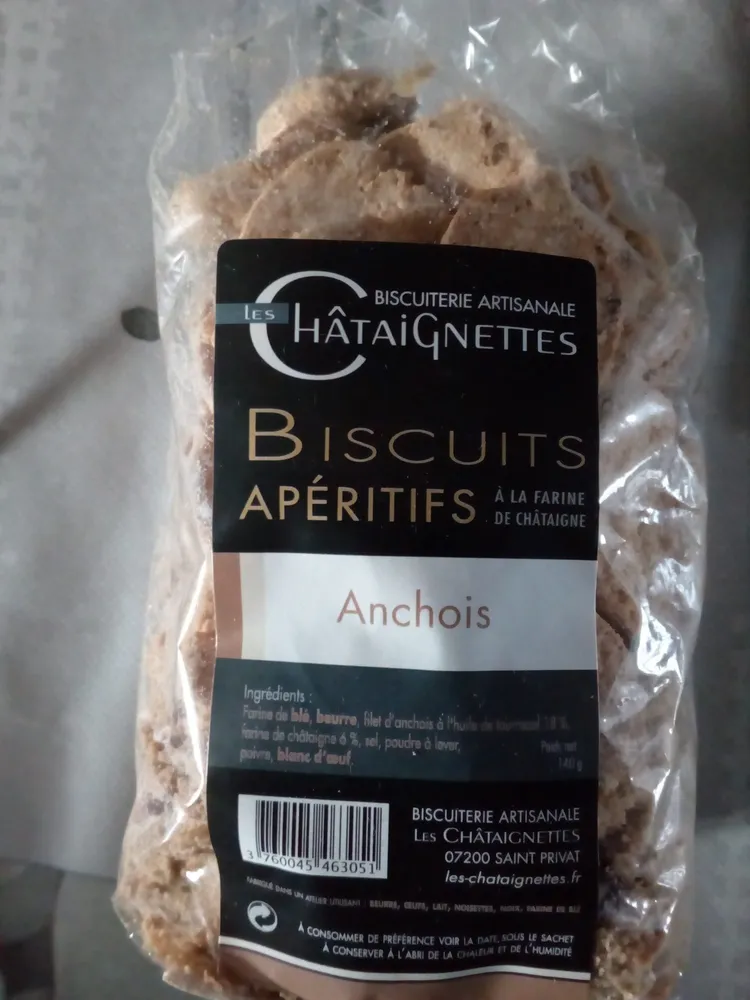 Biscuits apéritifs à l'anchois
