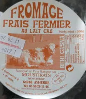 Fromage frais fermier au lait cru