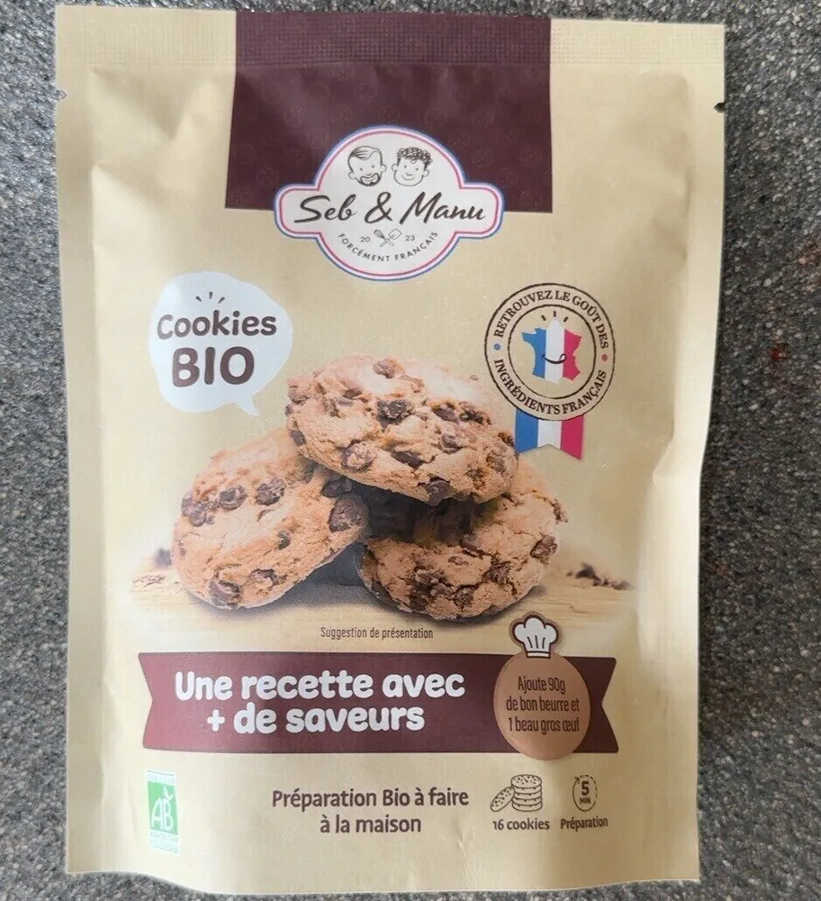 Cookie au chocolat bio