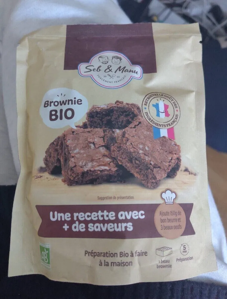 Préparation brownie bio