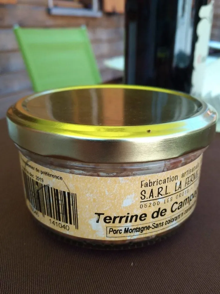 Terrine de campagne pur porc
