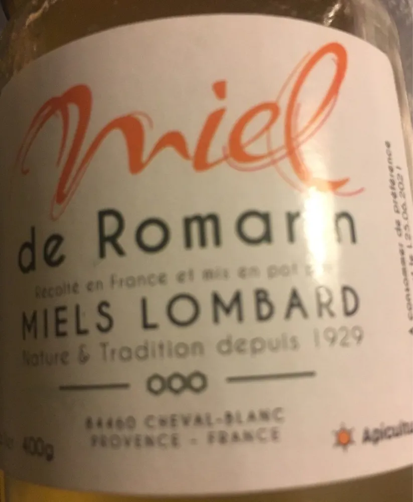 Miel de Romarin