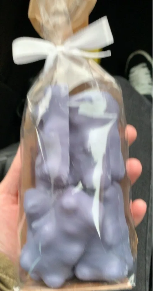 Oursons à la guimauve et au chocolat bleu