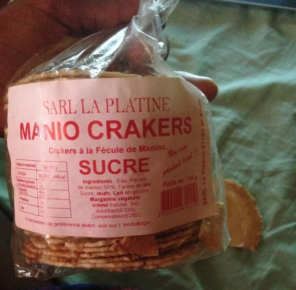 Manio crakers