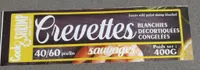 Crevettes sauvages décortiquées