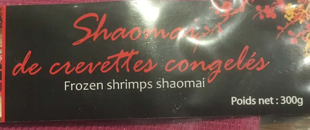 Shaomai de crevettes congelés