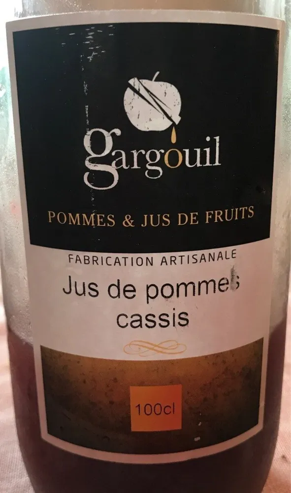 Jus de pommes cassis