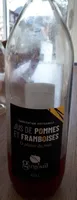 Jus de fruit pasteurisé pommes et framboises