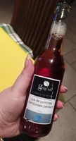 Jus de pommes framboises pétillant