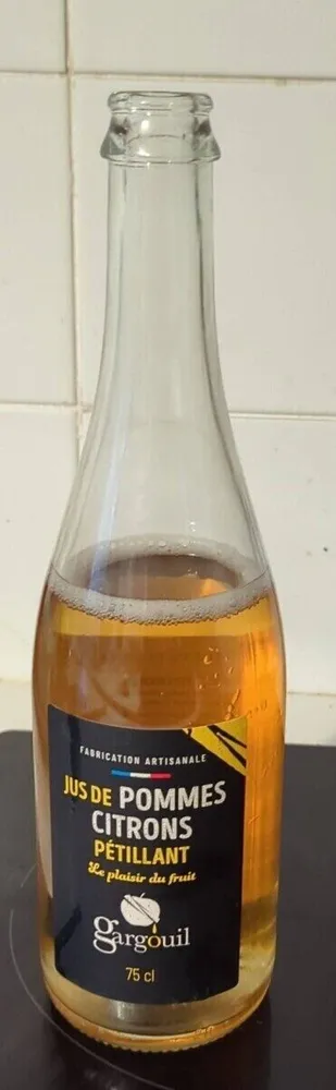 Jus de pomme citron pétillant