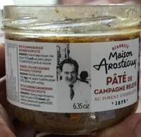 Pâté de campagne relevé au piment d’espelette