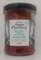 Filet de Thon Albacore: purée de tomates au piment d'Espelette