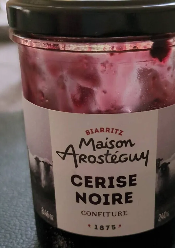 Confiture de cerises noires