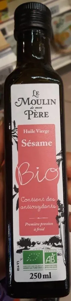 Huile vierge sésame bio