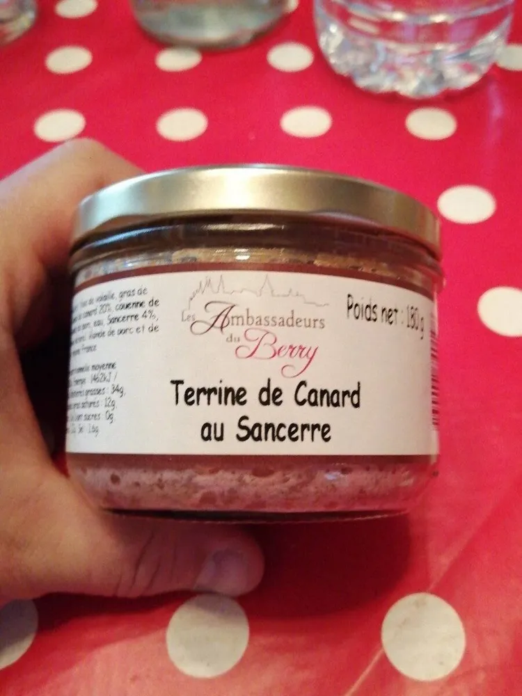 Terrine de canard au sancerre