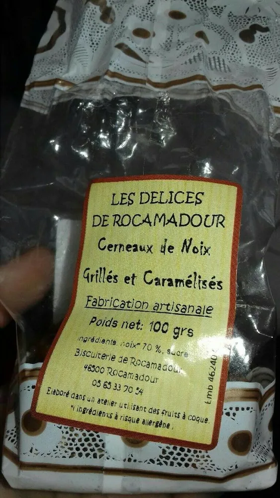 Cerneaux de noix grillées et caramélisées