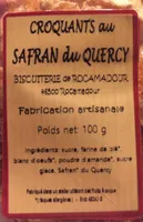 Croquants au safran du Quercy