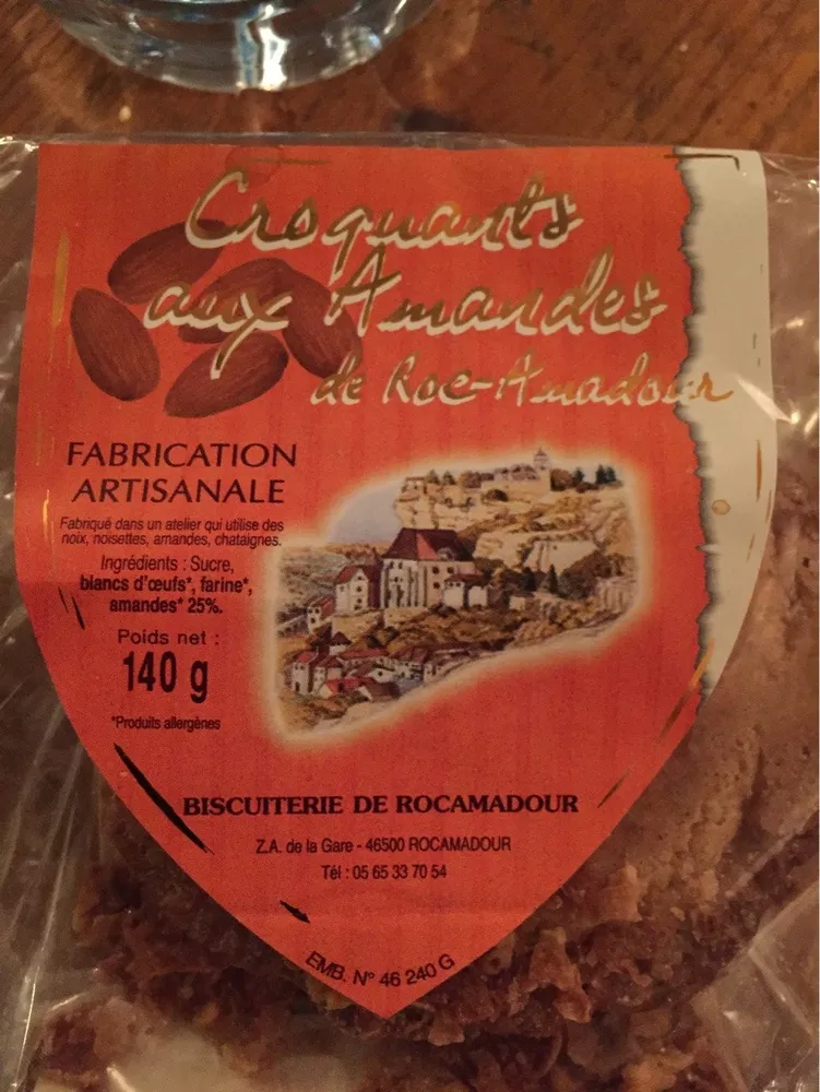 Croquants aux amandes de Rocamadour