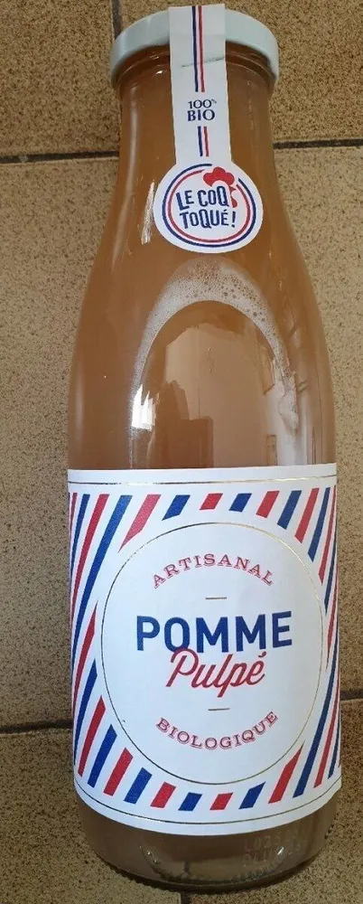 Jus de pomme pulpé