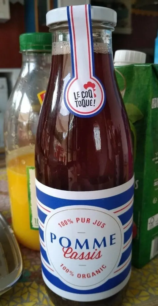 Jus pomme cassis