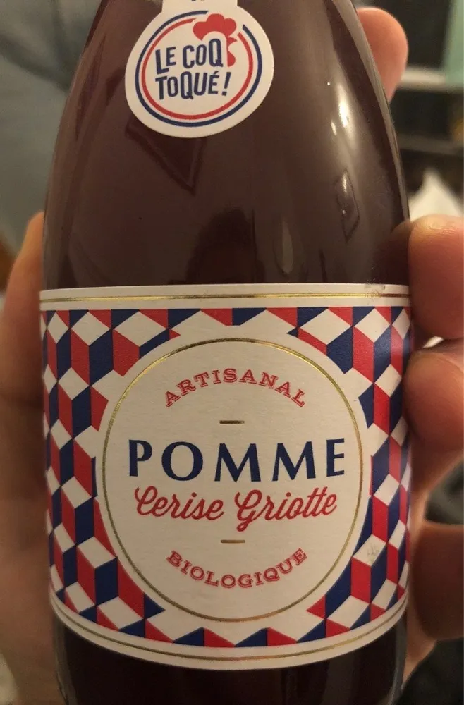 Jus pomme cerise griotte