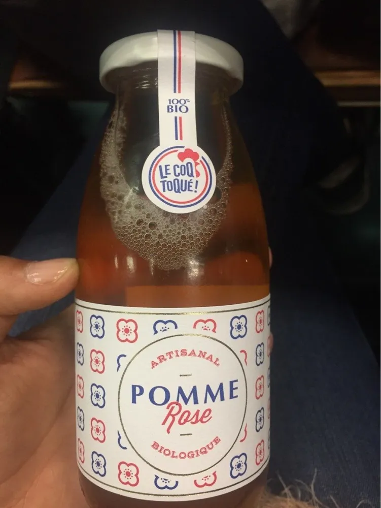 Jus de pomme/rose