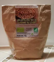 Lentillons "Bio" de "LA FERME DU LEVANT" de Champagne