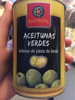 Olives vertes à la farce de citron