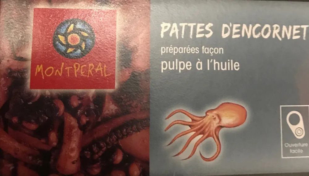 Pattes d'encornet