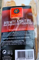 Biscuits aperitifs aux graines de tournesol