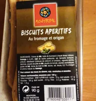 Biscuits Apéritifs au fromage et origan