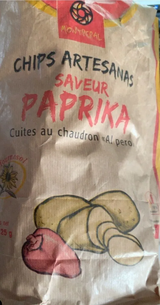 Chips artesanas saveur paprika