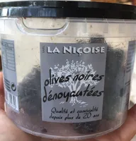 Olives noires dénoyautées