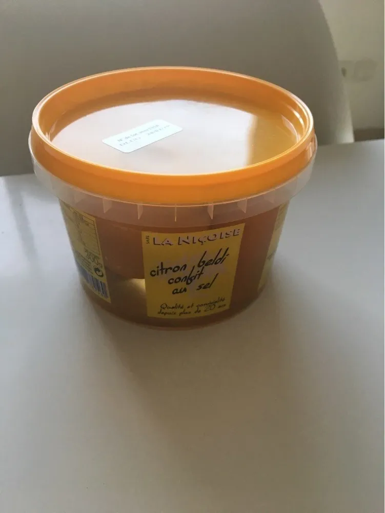 Citrons Beldi Confit au sel, 300g