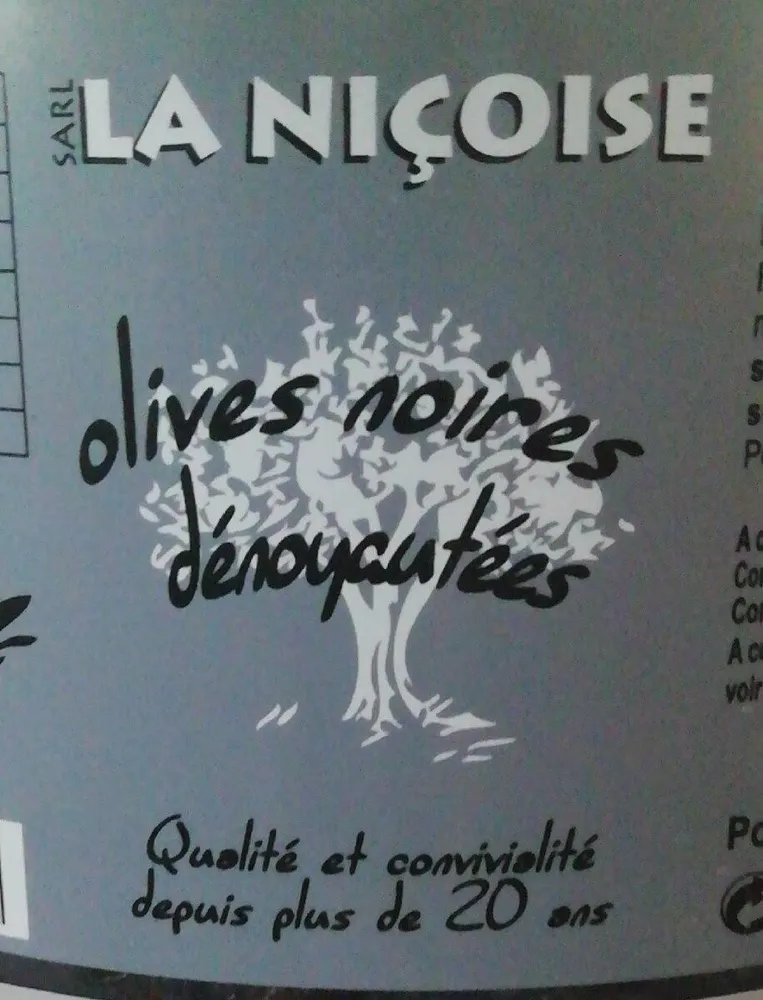 OLIVES NOIRES DENOYAUTEES