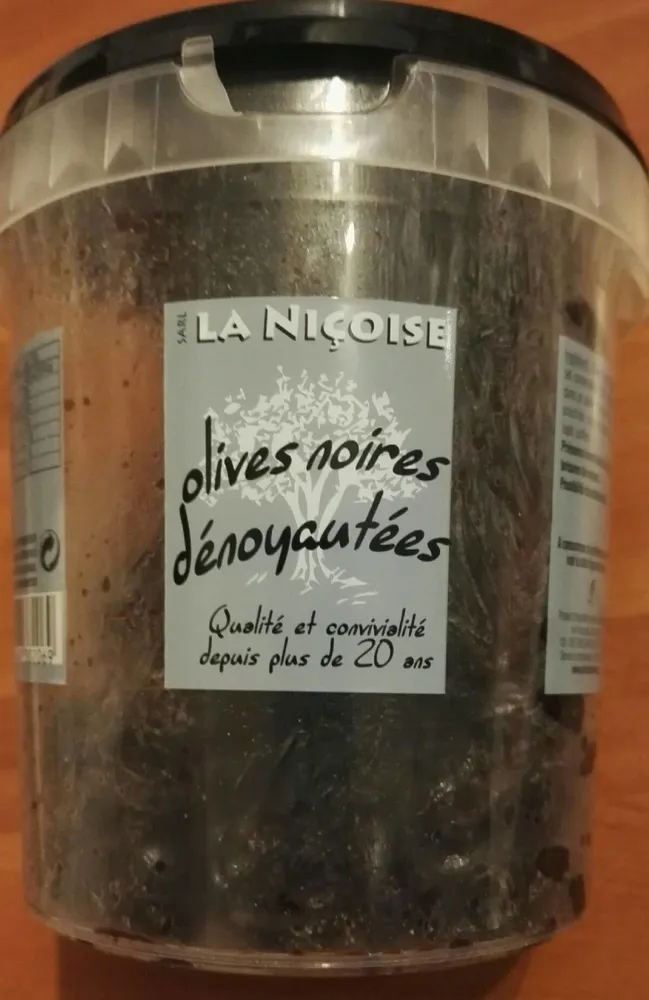 Olives noires dénoyautées