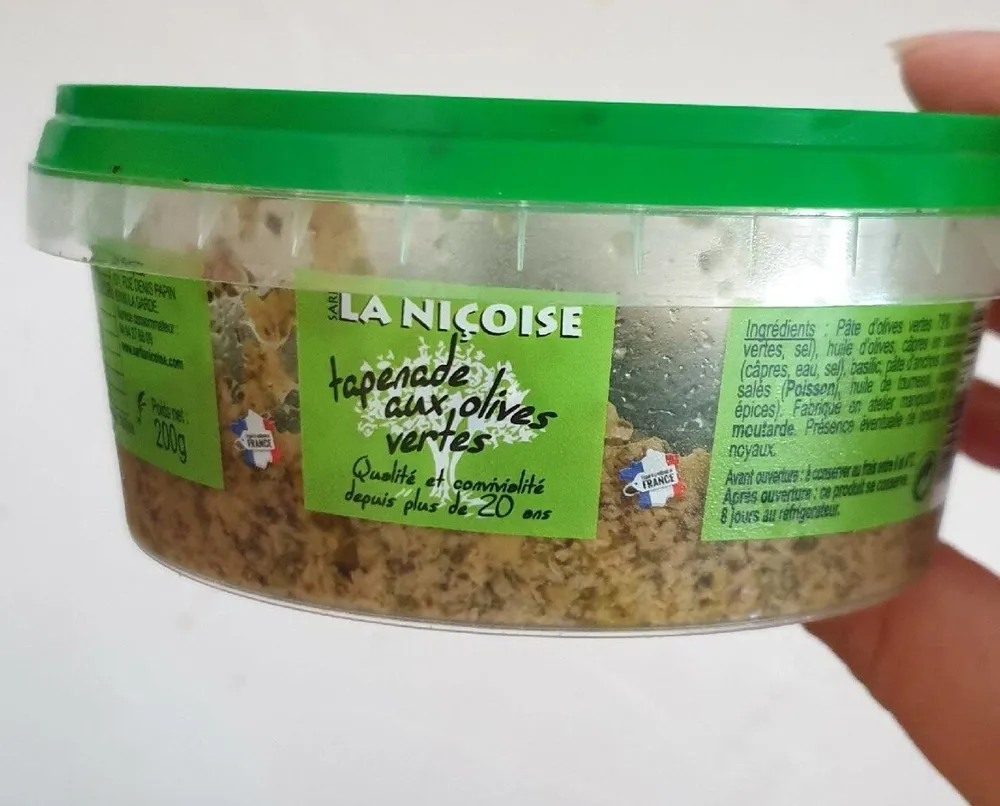 Tapenade aux olives vertes