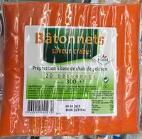 Bâtonnets saveur Crabe