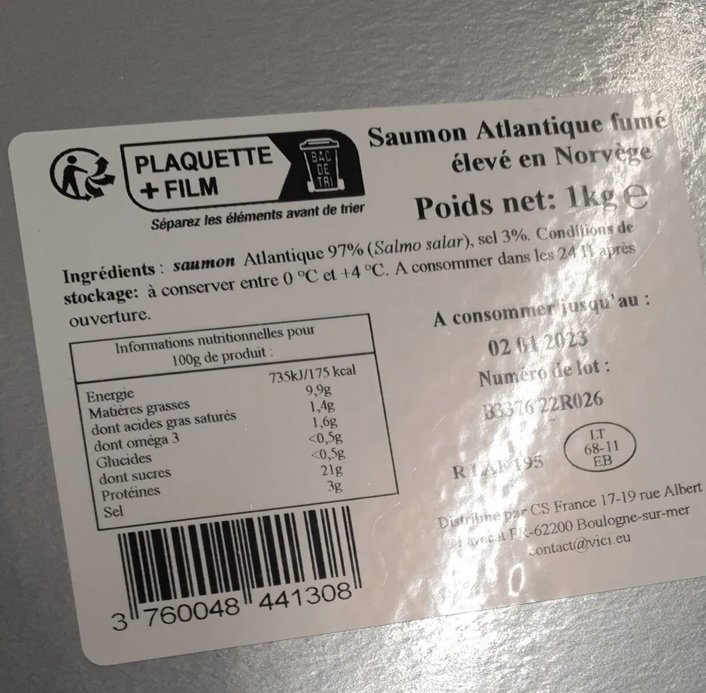 saumon fumé